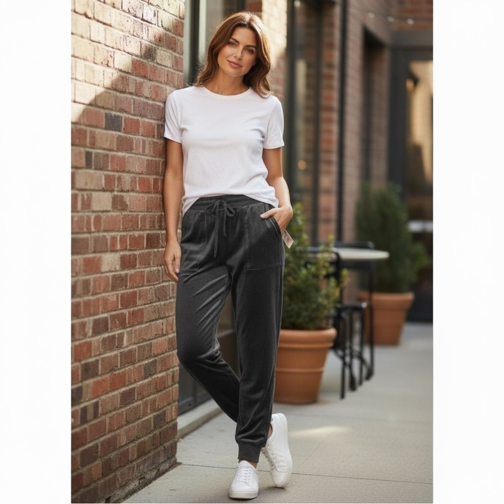 NWT Stars Above Women’s Velour Joggers Cozy Warm Soft‎ Winter Cabin Core Cozy